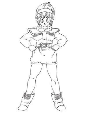 Bulma boyama sayfası,  coloring page, Gülümseyen Bulma, 