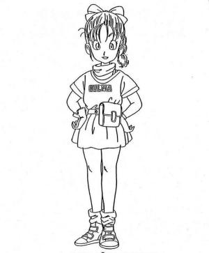 Bulma boyama sayfası,  coloring page, Bulma Kız, 