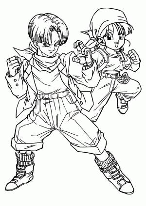 Bulma boyama sayfası,  coloring page, Gövde Ve Chibi Bulma, 