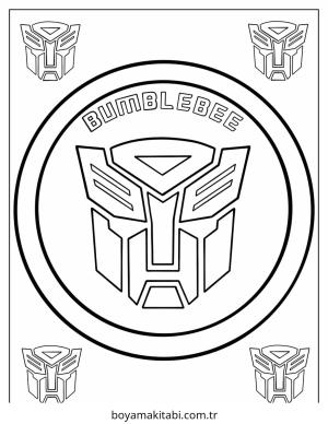 Bumblebee boyama sayfası – evde etkinlik, ücretsiz yazdır