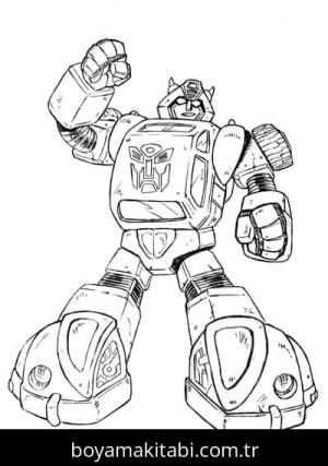 Bumblebee boyama sayfası – renkli çizimler, okul öncesi