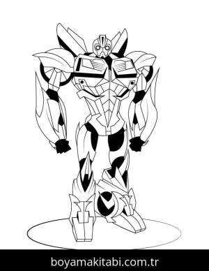 Bumblebee boyama sayfası – sanatsal çalışma, çocuklar için