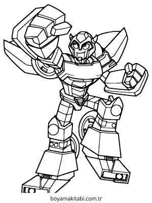 Bumblebee boyama sayfası – sanatsal çalışma, çocuklar için