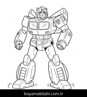 Bumblebee boyama sayfası – kolay boyama, eğitici aktivite