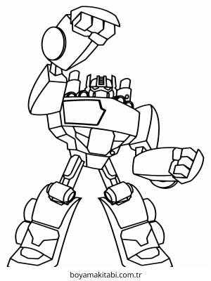 Bumblebee boyama sayfası – çocuk aktivitesi, PDF indir