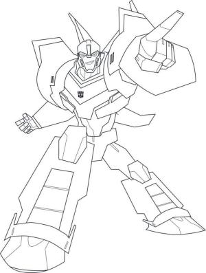 Bumblebee boyama sayfası,  coloring page, Bumblebee Gülümsüyor, 