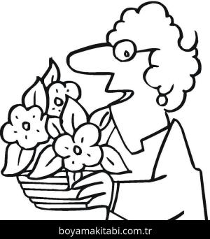 Büyükanne ve Büyükbaba Günü boyama sayfası – evde etkinlik, ücretsiz yazdır