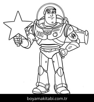 Buzz Işıkyılı (Buzz Lightyear) boyama sayfası – ücretsiz yazdır, boyama etkinliği