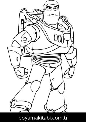 Buzz Işıkyılı (Buzz Lightyear) boyama sayfası – yaratıcılığı geliştirir, keyifli zaman