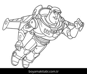 Buzz Işıkyılı (Buzz Lightyear) boyama sayfası – PDF indir, sevimli karakter