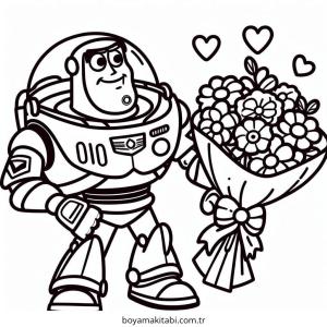 Buzz Lightyear boyama sayfası – yaratıcılığı geliştirir, keyifli zaman