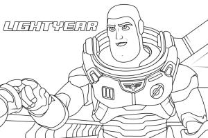 Buzz Lightyear boyama sayfası,  coloring page, Disney Lightyear, 