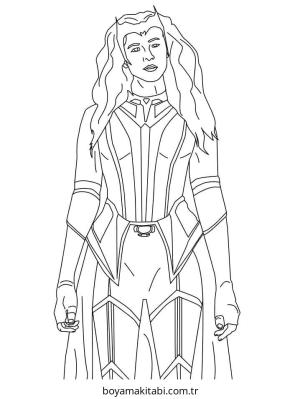 Cadı boyama sayfası – yaratıcılığı geliştirir, keyifli zaman