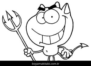 Cadılar Bayramı (Halloween) boyama sayfası – renkli çizimler, okul öncesi