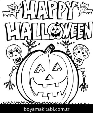 Cadılar Bayramı (Halloween) boyama sayfası – eğitici aktivite, yaratıcılık