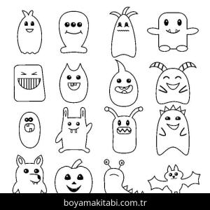 Cadılar Bayramı (Halloween) boyama sayfası – evde etkinlik, ücretsiz yazdır