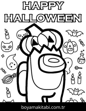 Cadılar Bayramı (Halloween) boyama sayfası – evde etkinlik, ücretsiz yazdır