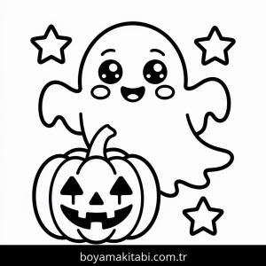 Cadılar Bayramı boyama sayfası – boyama etkinliği, çocuk aktivitesi