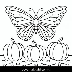 Cadılar Bayramı boyama sayfası – boyama çalışması, yaratıcılığı geliştirir