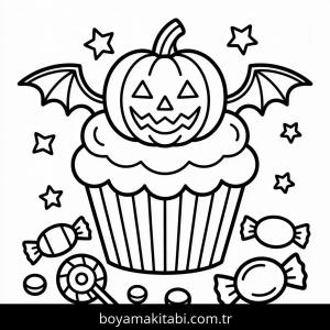 Cadılar Bayramı boyama sayfası – yaratıcılığı geliştirir, keyifli zaman