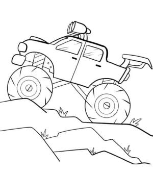 Canavar Kamyon boyama sayfası,  coloring page, Erkekler İçin Canavar Kamyon, 