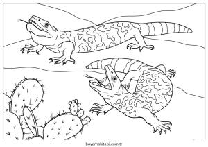 Canavar boyama sayfası – okul öncesi, evde etkinlik