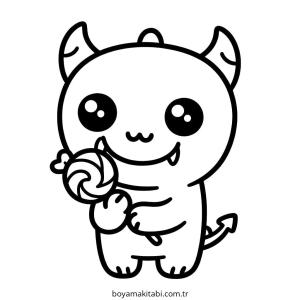 Canavar boyama sayfası – evde etkinlik, ücretsiz yazdır