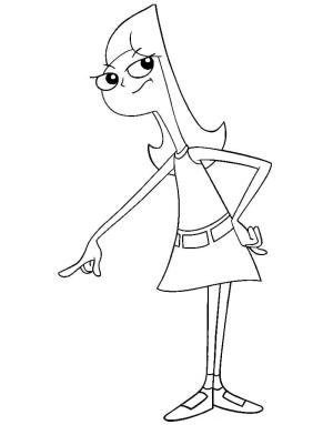 Candace boyama sayfası,  coloring page, Candace Mükemmel, 