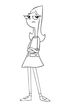 Candace boyama sayfası,  coloring page, Candace Kızgın, 