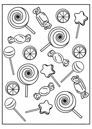 Şeker boyama sayfası,  coloring page, Temel Şeker, 