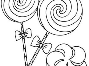 Şeker boyama sayfası,  coloring page, Mükemmel şeker, 