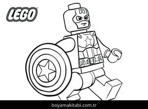 Captain America Boyama