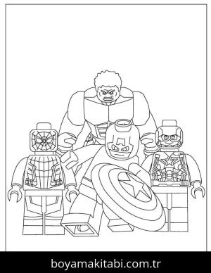 Captain America Boyama