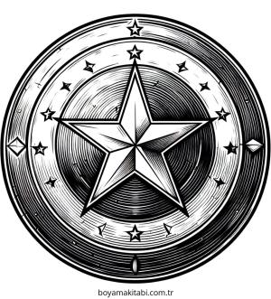 Captain America Boyama