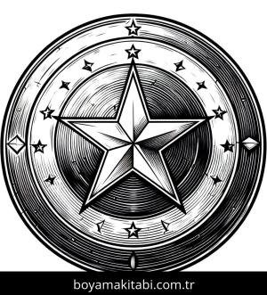 Captain America boyama sayfası,  coloring page, , 