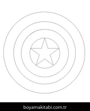 Captain America Boyama