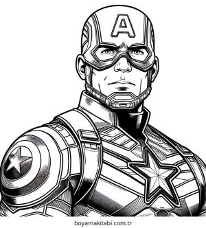 Captain America Boyama