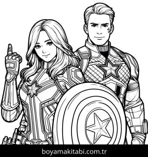 Captain America boyama sayfası,  coloring page, , 