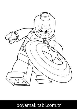 Captain America Boyama