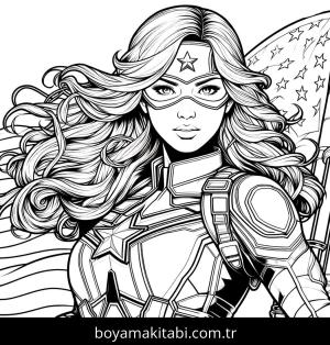 Captain America boyama sayfası,  coloring page, , 
