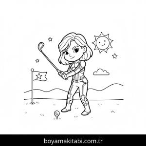 Captain Marvel boyama sayfası – çocuklar için, çizgi film temalı