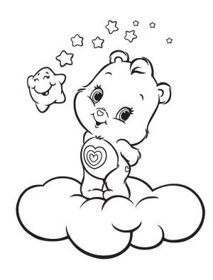 Care Bear boyama sayfası,  coloring page, Bebekler Için Oyuncak Ayılar, 