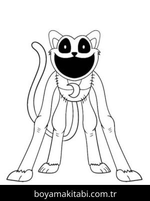 Catnap boyama sayfası – yaratıcılık, eğlenceli etkinlik
