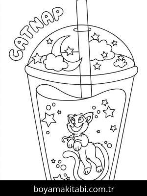 Catnap boyama sayfası – PDF indir, sevimli karakter