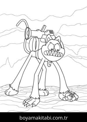 Catnap boyama sayfası – ücretsiz yazdır, boyama etkinliği