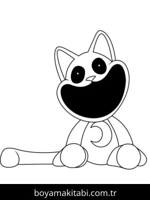 Catnap boyama sayfası – el becerilerini geliştirir, boyama çalışması