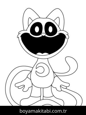 Catnap boyama sayfası – keyifli zaman, renkli çizimler