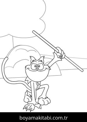 Catnap boyama sayfası – el becerilerini geliştirir, boyama çalışması