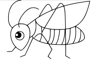 Çekirge boyama sayfası,  coloring page, , 