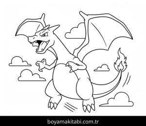 Charizard Boyama